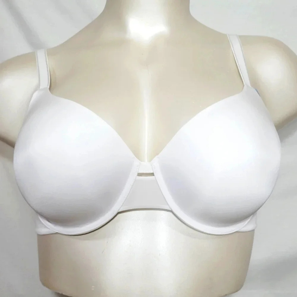 42D Warners RA2141A Super Naturally You‎ T-Shirt UW Bra White NWT